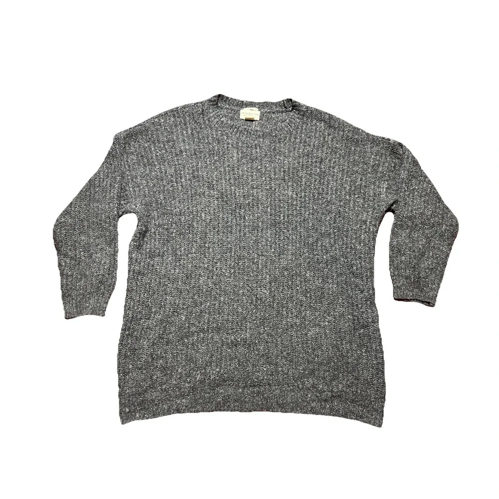Denim And Supply Ralph Lauren Gray Pullover Sweater Mens XL Italian Yarn